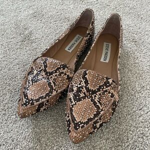 Steve Madden Snake Studded Flats